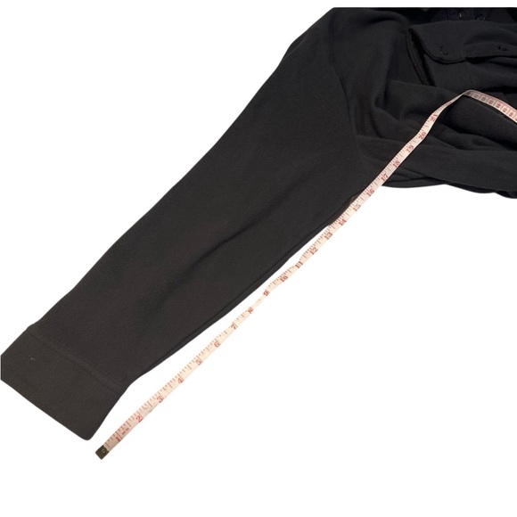 NWT Women’s Madewell Black Oversized Casual Button Down Fleece Shirt - Size XL - Picture 5 of 11